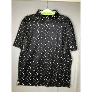 SR Speed Your Run Golf Polo sz L Drifit Design in Germany Golf Clubs/Balls